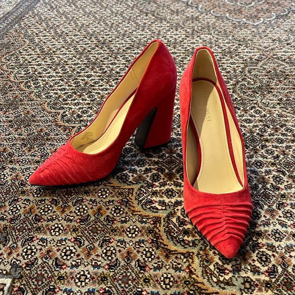 nwot nine west block heels - Picture 1 of 7